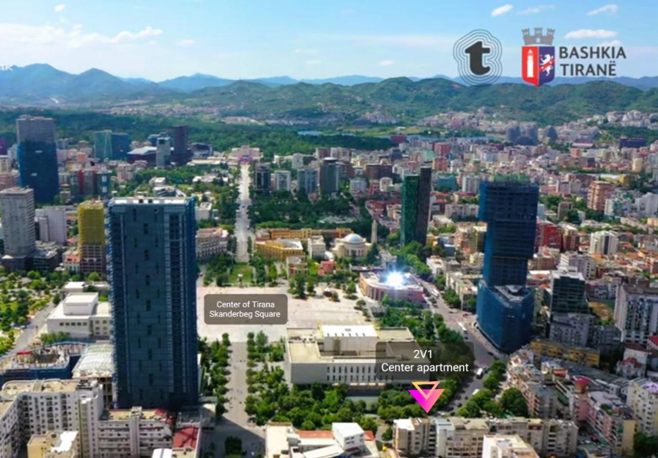 2V1 - Center Apartment 1 Tirana Eksteriør billede